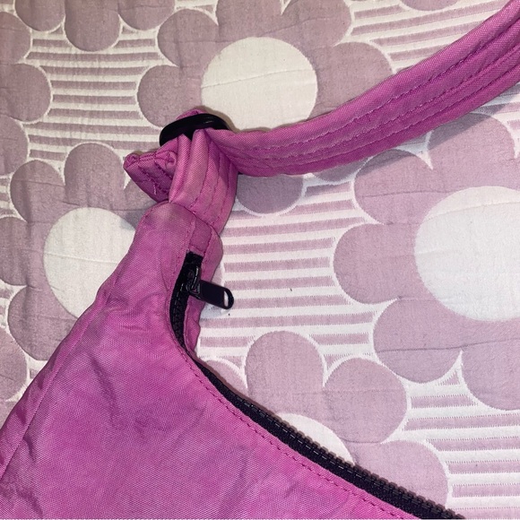 BAGGU Pink Mini Nylon Shoulder Bag - Picture 5 of 7